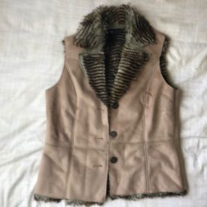 Faux fur vest